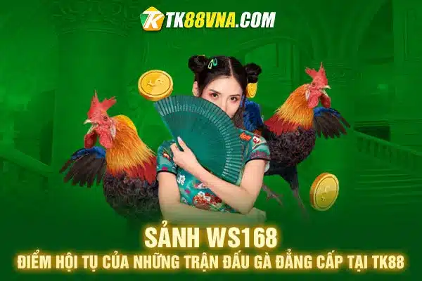 Sảnh WS168 Điểm hội tụ của những trận đấu gà đẳng cấp tại TK88