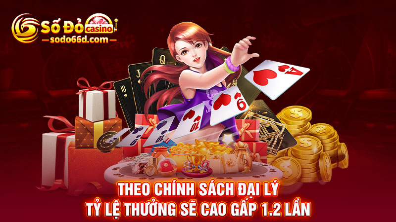 Theo chính sách đại lý tỷ lệ thưởng sẽ cao gấp 1.2 lần